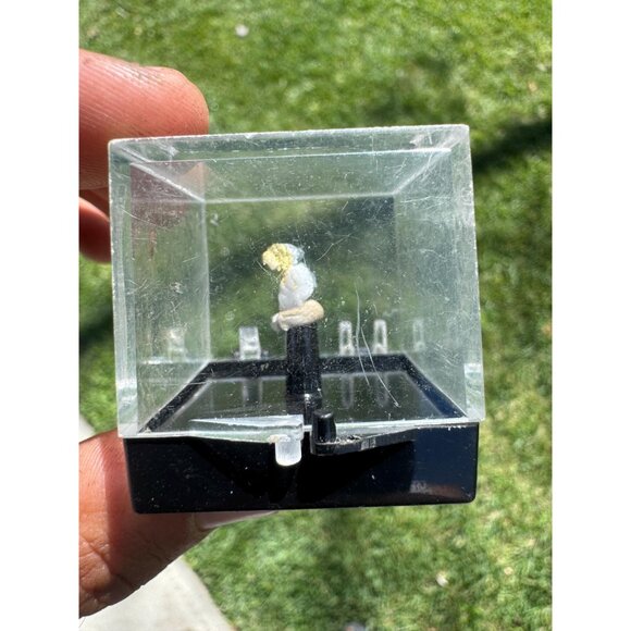 Gold on Quartz - Natural California Gold Specimen in Perky Display Box - #12 - Picture 2 of 9